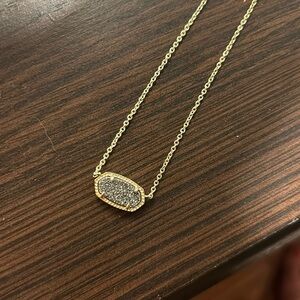 Kendra Scott Elisa Gold Pendant Necklace Platinum